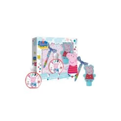 Disney Cofanetto Peppa Pig Set Eau De Toilette 50 Ml + Gel Bagno 50 Ml + Penna Multicolor