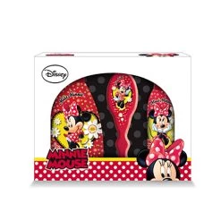 Disney - Cofanetto Minnie Mouse Hair & Beauty Set - Shampoo 300 Ml + Balsamo Spray 200 Ml + Spazzola Per Capelli