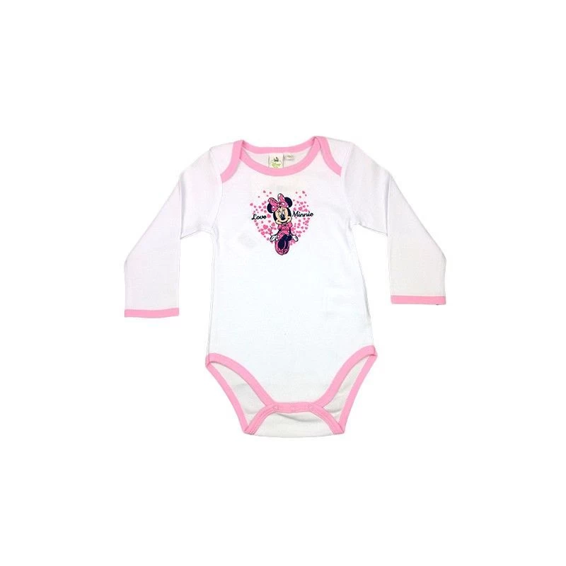 Body Bodino Intimo Bimba Neonato Disney Baby Minnie 3 M 3 Body Bodino Intimo Bimba Neonato Disney Baby Minnie 3 M