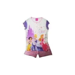 Pigiama Maglia Maglietta Pantaloncino Bimba Bambina Disney Principesse 7A