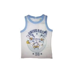 T-shirt Maglia Maglietta Senza Manica Bimbo Neonato Disney Baby Qui Quo Qua 12 M