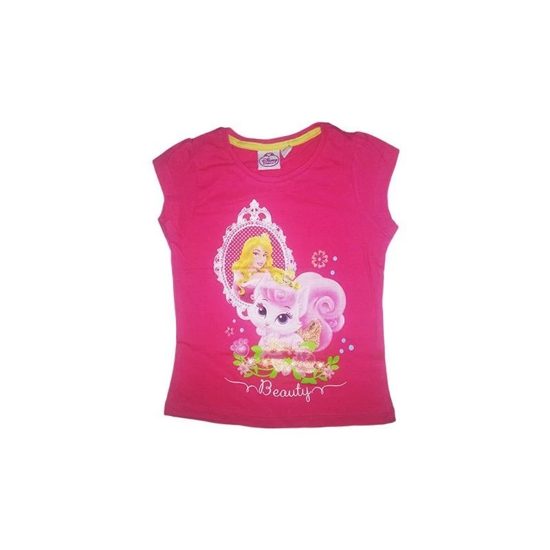 T-shirt Maglia Maglietta Bimba Bambina Disney Principesse Fucsia 3A 3 T-shirt Maglia Maglietta Bimba Bambina Disney Principesse Fucsia 3A