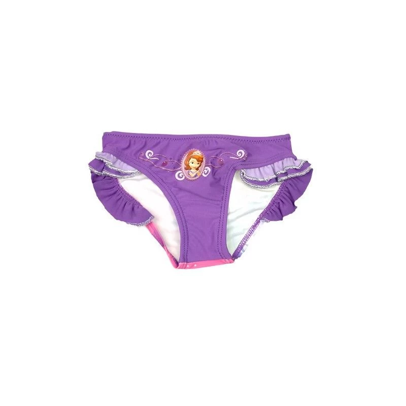 Costumino Costume Da Bagno Slip Bimba Bambina Disney Principessa Sofia Viola 2A 3 Costumino Costume Da Bagno Slip Bimba Bambina Disney Principessa Sofia Viola 2A