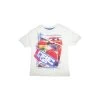 T-shirt Maglia Maglietta Bimbo Bambino Disney Cars Bianco 3A -Disney 229509
