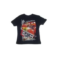 T-shirt Maglia Maglietta Bimbo Bambino Disney Cars Blu 6A