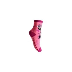 Calza Corta Calzino Antiscivolo Bimba Bambina Disney Minnie Rosa 23-26