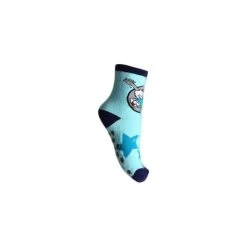 Calza Corta Calzino Antiscivolo Bimbo Bambino Disney Mickey Celeste 31-34