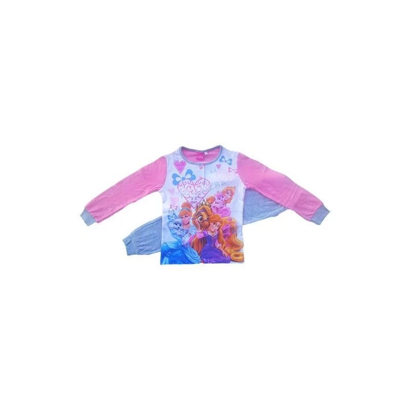 Pigiama Maglia Maglietta Pantalone Bimba Bambina Disney Principesse 7A 3 Pigiama Maglia Maglietta Pantalone Bimba Bambina Disney Principesse 7A