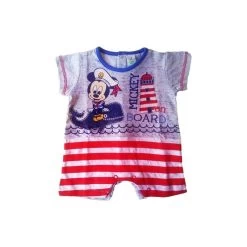 Pagliaccetto Tutina Bimbo Neonato Disney Baby Mickey Mouse Grigio 1 - 3 Mesi