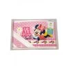 Completo 3pz Culla Lettino Bimba Neonato Lenzuolo Stampa Minnie Disney Baby Bianco Rosa TU -Disney 237321