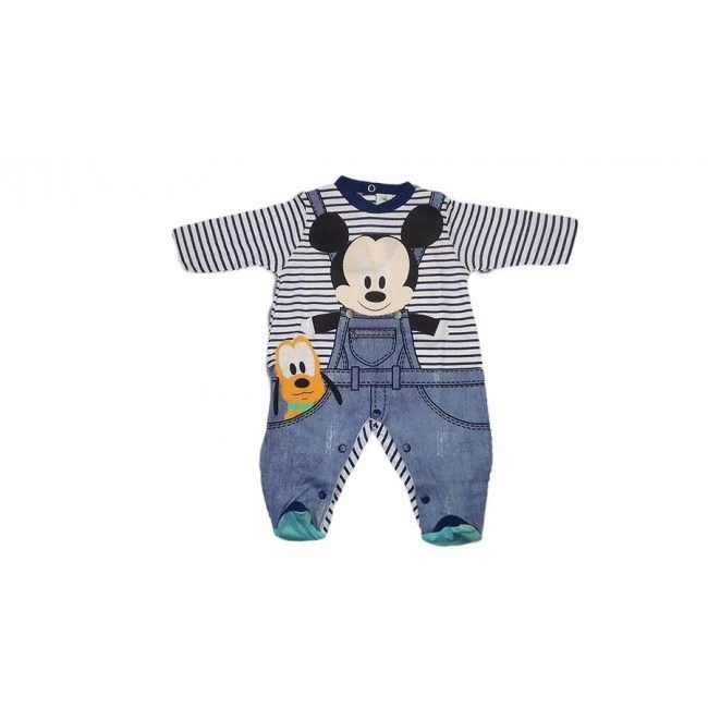 Tuta Tutina Cotone Bimbo Neonato Disney Baby Mickey Mouse Blu 1 - 3 Mesi 3 Tuta Tutina Cotone Bimbo Neonato Disney Baby Mickey Mouse Blu 1 - 3 Mesi