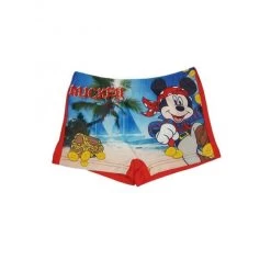 Costumino Costume Da Bagno Boxer Bimbo Neonato Disney Baby Mickey Mouse Rosso 4A