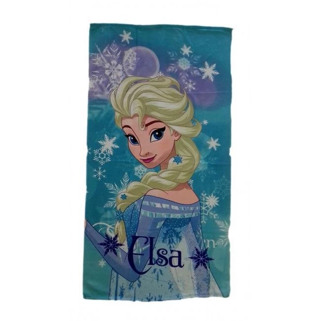 Telo Asciugamano Mare Bimba Spugna Elsa Disney Frozen Azzurro TU 3 Telo Asciugamano Mare Bimba Spugna Elsa Disney Frozen Azzurro TU