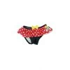 Costumino Costume Da Bagno Slip Parigamba Bimba Bambina Disney Minnie Rosso Nero 24 M -Disney 286318