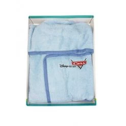 Accappatoio Bimbo Spugna Cotone Neonato Disney Baby Cars Cielo 12 M