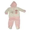 Completo 2pz Ciniglia Bimba Neonato Disney Baby Minnie Panna Rosa 6 M -Disney 298336