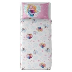 Completo Lenzuola Parure Letto Bambina Piazza Singola Disney Frozen TU