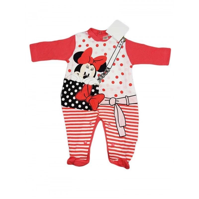 Tuta Tutina Cotone Bimba Neonato Disney Baby Minnie Mouse Amarena 0 - 1 Mese 3 Tuta Tutina Cotone Bimba Neonato Disney Baby Minnie Mouse Amarena 0 - 1 Mese