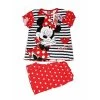 Pigiama Maglia Maglietta Pantaloncino Bimba Bambina Disney Minnie Mouse Rosso 4A