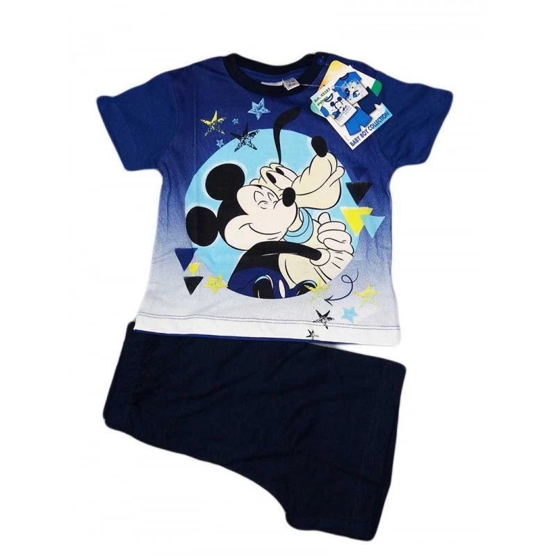 Pigiama Maglia Maglietta Pantaloncino Bimbo Neonato Disney Mickey Mouse Blu 18 M 3 Pigiama Maglia Maglietta Pantaloncino Bimbo Neonato Disney Mickey Mouse Blu 18 M