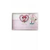 Completo 3pz Culla Carrozzina Bimba Neonato Lenzuolo Stampa Minnie Disney Baby Bianco Rosa TU -Disney 360178