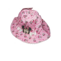 Disney Baby Cappellino Cappello Pescatore Bimba Disney Minnie Rosa Tg 48