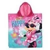 Poncho Accappatoio Telo Mare Bimba Microfibra Disney Minnie TU
