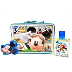 Disney Mickey Mouse Confezione Regalo 50 Ml EDT Spray + Targhetta Per Bagaglio + Astuccio Da Viaggio