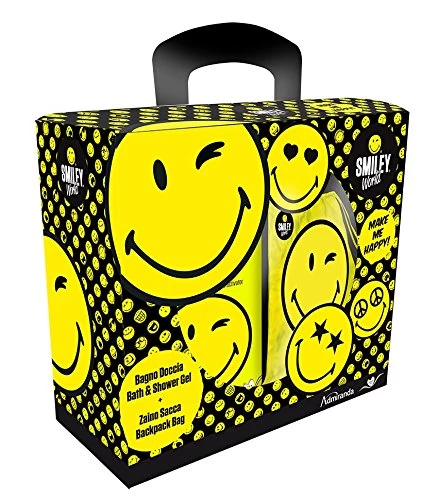 DISNEY SMILEY KIT CONFEZIONE REGALO BAGNO DOCCIA 250ml + ZAINO 3 DISNEY SMILEY KIT CONFEZIONE REGALO BAGNO DOCCIA 250ml + ZAINO